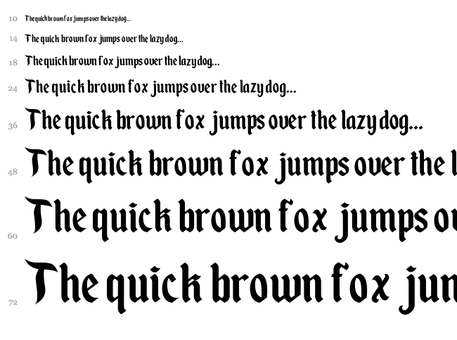 Enchanted Land font waterfall